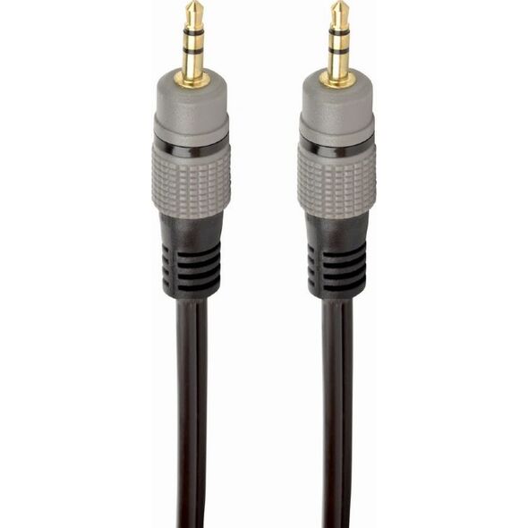 Kabel Gembird Jack 3.5mm - Jack 3.5mm 1.5m czarny (CCAP-3535MM-1.5M)
