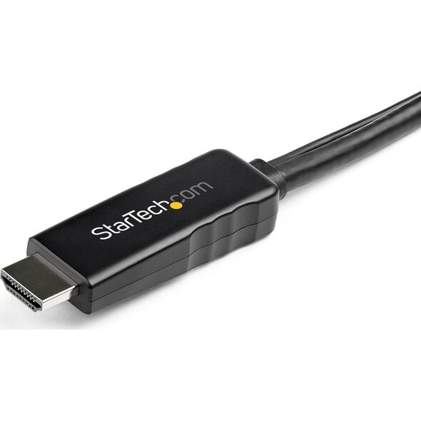 Kabel StarTech DisplayPort - HDMI + USB-A 3m czarny (HD2DPMM3M)