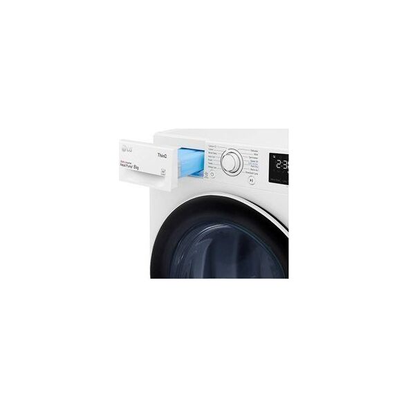 Suszarka do ubrań LG LG Dryer Machine RH80V3AV6N Energy efficiency class A++, Front loading, 8 kg, LED touch screen, Depth 69 cm, Wi-Fi, White