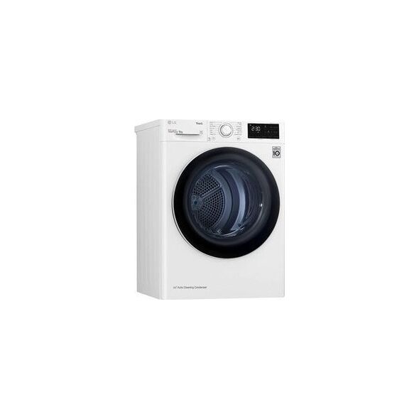 Suszarka do ubrań LG LG Dryer Machine RH80V3AV6N Energy efficiency class A++, Front loading, 8 kg, LED touch screen, Depth 69 cm, Wi-Fi, White
