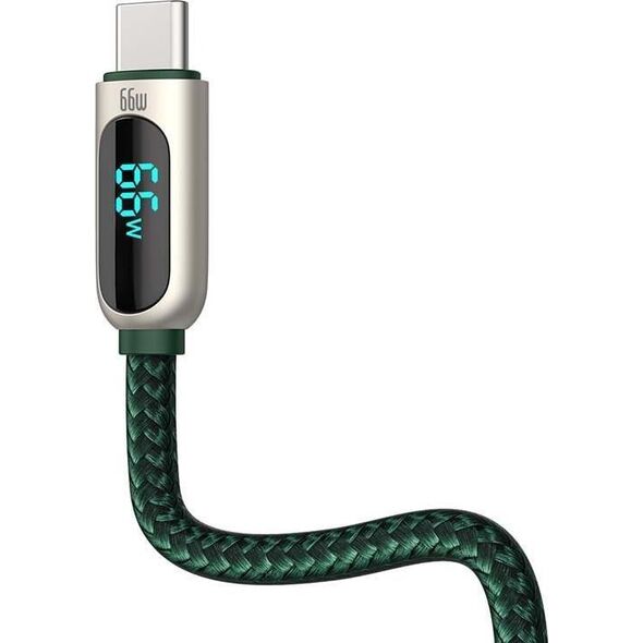 Kabel USB Baseus USB-A - USB-C 1 m Zielony (CASX020006)