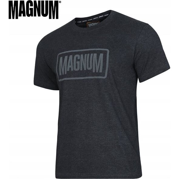 Magnum KOSZULKA MAGNUM ESSENTIAL T-SHIRT 2.0 BLACK MELANGE XL