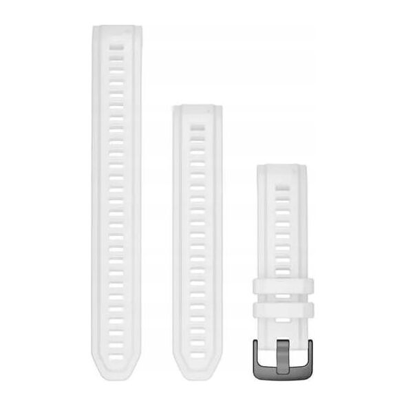Garmin Pasek silikonowy na nadgarstek - seria Instinct 2S (biały / szara sprzączka) (010-13104-06)