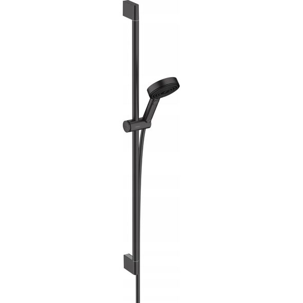 Zestaw prysznicowy Hansgrohe Zestaw prysznicowy 105 3jet Relaxation z drążkiem 90 cm, czarny matowy