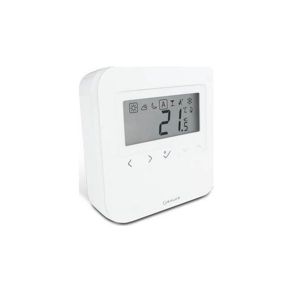Salus Bezprzewodowy, natynkowy, cyfrowy regulator temperatury sieci ZigBee - dobowy, 2xAA, biały