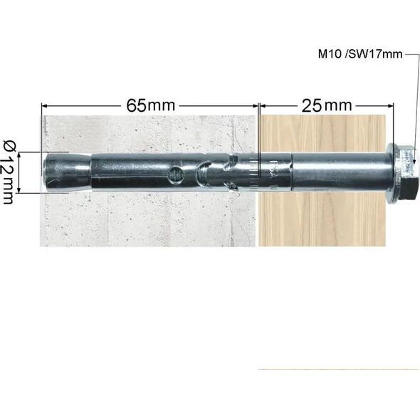 Fischer Ankeris su varztu FSA S 12/25 12x91 mm