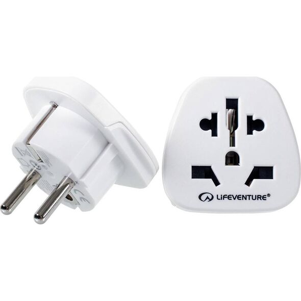 Lifeventure Adapter podróżny Lifeventure World to Europe Travel Adaptor Uniwersalny