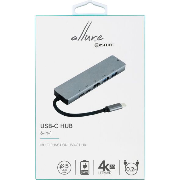 Stacja/replikator eStuff USB-C (ES623012)