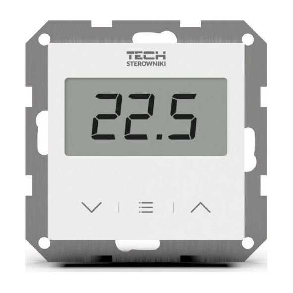 Tech Przewodowy regulator pokojowy F-2z v1 dwustanowy do systemów ramkowych, biały