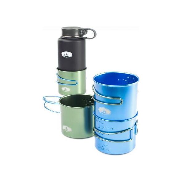 GSI Outdoors Kubek Stalowy Turystyczny Bottle Cup Blue 591 ml