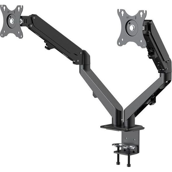 Neomounts Uchwyt biurkowy na 2 monitory 17" - 27" (DS70-700BL2)