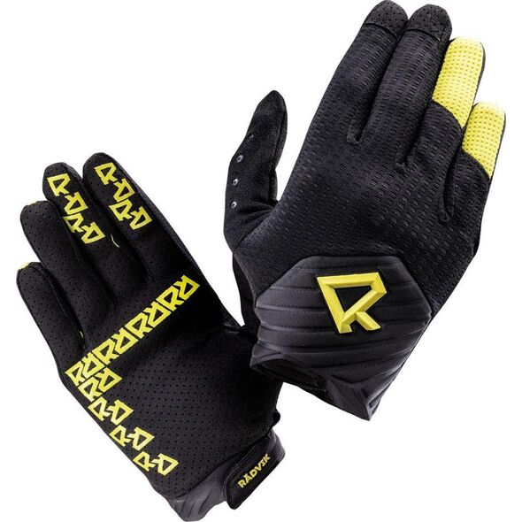 Radvik Rękawiczki rowerowe Cutfull Gts czarno-limonkowe r. L