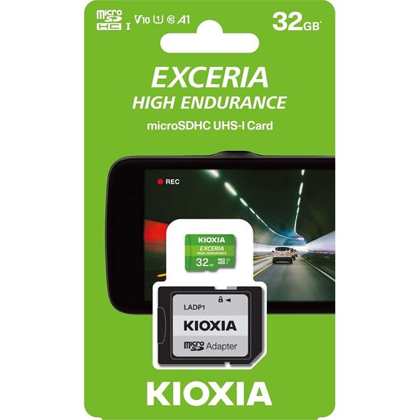 Karta Kioxia Exceria High Endurance MicroSDHC 32 GB Class 10 UHS-I/U1 A1 V10 (LMHE1G032GG2)
