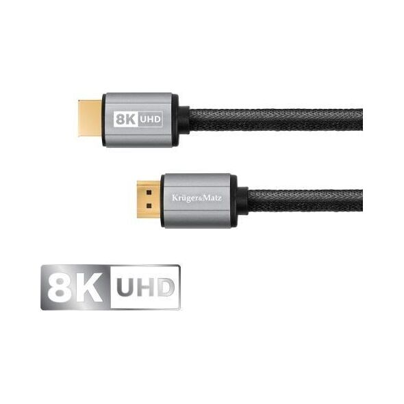 Kabel Kruger&Matz HDMI - HDMI 1.8m czarny (KM1265)