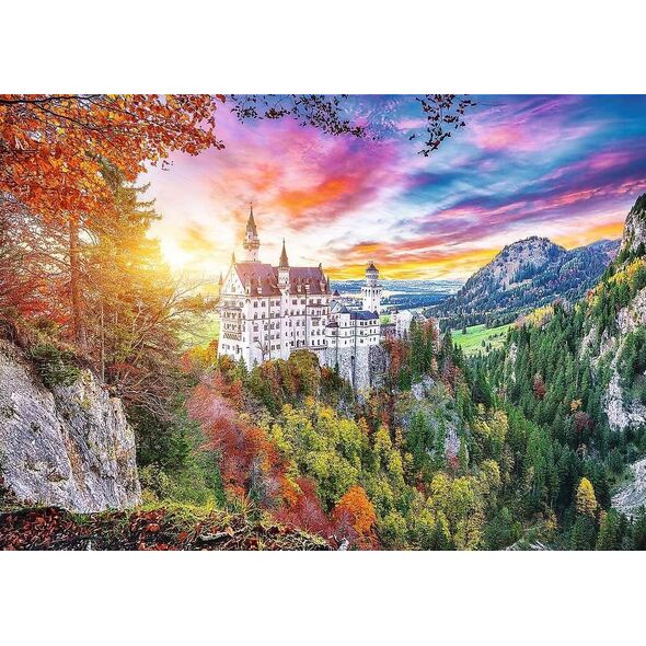Trefl Puzzle 500 element?w Widok na zamek Neuschwanstein Niemcy