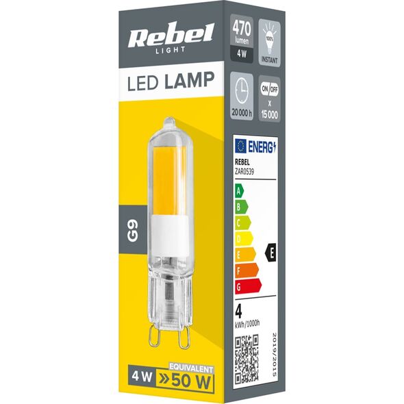 Rebel Lampa LED Rebel G9 4W, 4000K, 230V