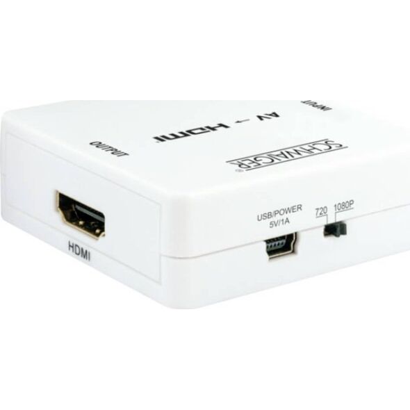 Adapter AV Schwaiger Schwaiger 3 x CINCH Buchse -> 1 x HDMI Buchse, Full HD 1080p