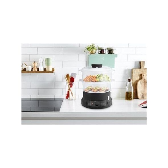 Tefal TEFAL Food Steamer VC139810	 Black, 800 W, Capacity 6 L, Number of baskets 2