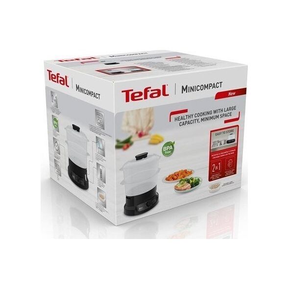Tefal TEFAL Food Steamer VC139810	 Black, 800 W, Capacity 6 L, Number of baskets 2