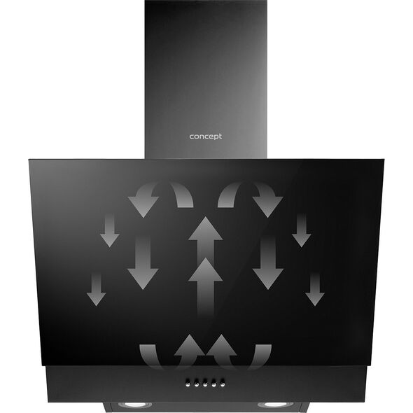 Okap Concept Okap kominowy BLACK OPK5160bc