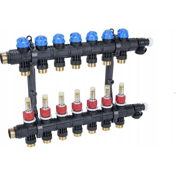 Afriso Rozdzielacz ProCalida EF1 K 7 obiegów grzewczych, G1, 0,2÷1,6 l/minA