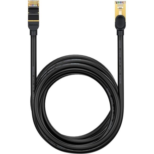 Baseus Kabel sieciowy Baseus Speed Seven RJ45 10Gbps 8m czarny