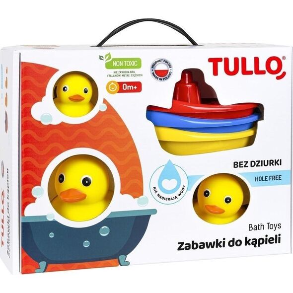 Tullo Zabawki do kąpieli 6szt