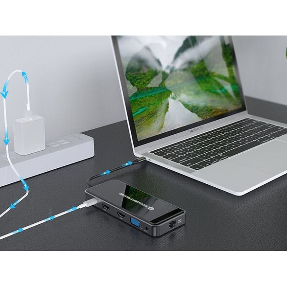 Stacja/replikator Conceptronic DONN15G USB-C