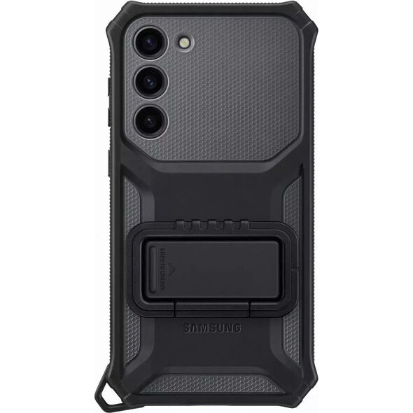Samsung Etui Samsung Rugged Gadget Case do Samsung Galaxy S23+ Plus pancerny pokrowiec ring holder podstawka szare