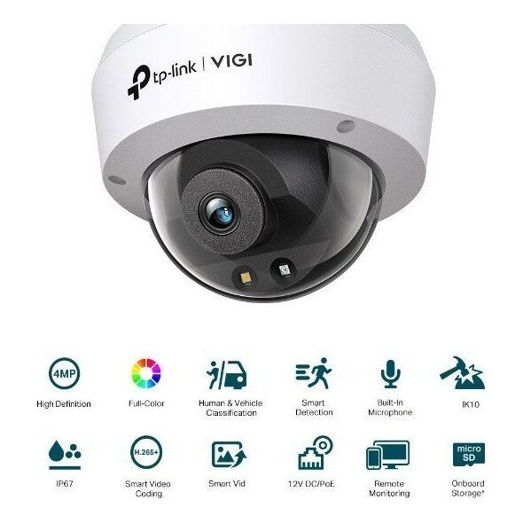 Kamera IP TP-Link Kamera VIGI C240(4mm) 4MP Dome