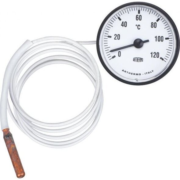 Domer Termometr z kapilarą białą tarczowy 63mm (5720)