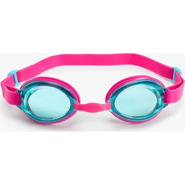 Speedo Okulary Pływackie Dziecięce na Basen Speedo Jet V2 Pink + Czepek