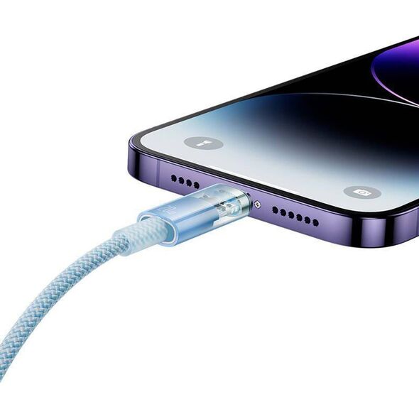 Kabel USB Baseus USB-C - Lightning 1 m Niebieski (CATS010203)