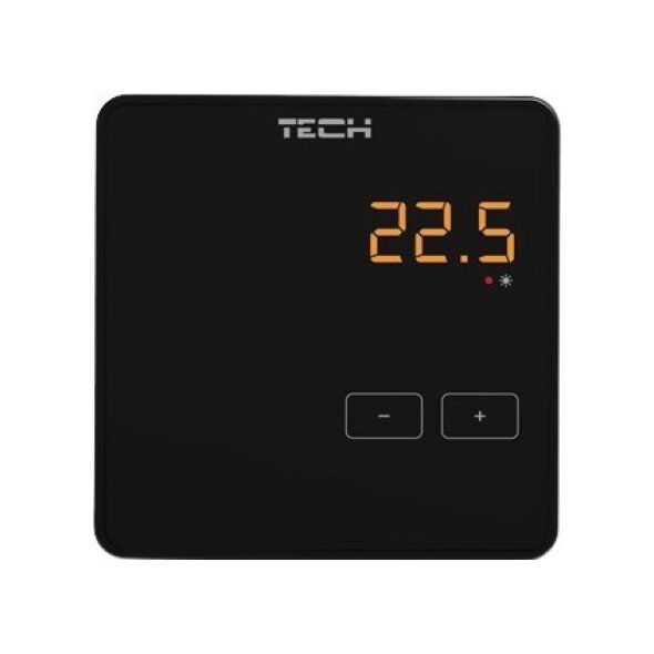 Tech Sterownik pokojowy bezprzewodowy R-8Z, czarny (współpraca z L-8) STR8ZBK