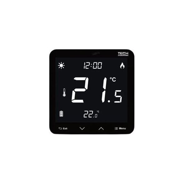 Tech Regulator pokojowy przewodowy dwustanowy R-10s Plus do listwy L-10, czarny STR10SPBK