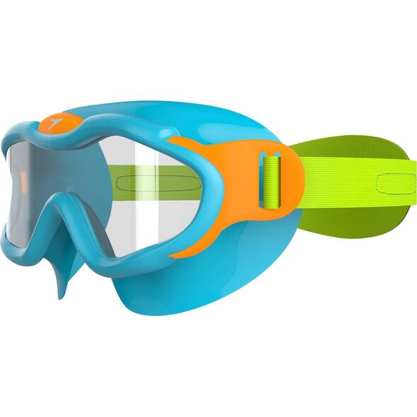 Speedo Okulary/Maska Pływackie Junior Sea Squad Mask Blue/Orange