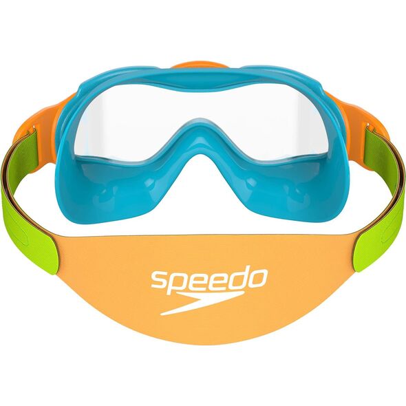 Speedo Okulary/Maska Pływackie Junior Sea Squad Mask Blue/Orange