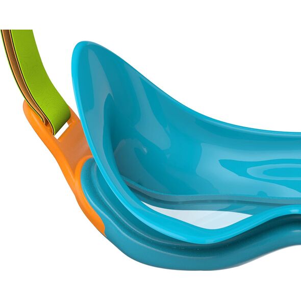 Speedo Okulary/Maska Pływackie Junior Sea Squad Mask Blue/Orange