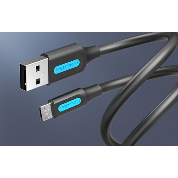 Kabel USB Vention USB-A - microUSB 1 m Czarny (COLBF)