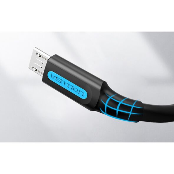 Kabel USB Vention USB-A - microUSB 1 m Czarny (COLBF)