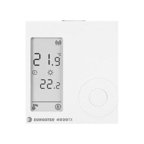 Euroster Regulator temperatury Euroster E4020TXRX bezprzewodowy 4020 TXRX biały