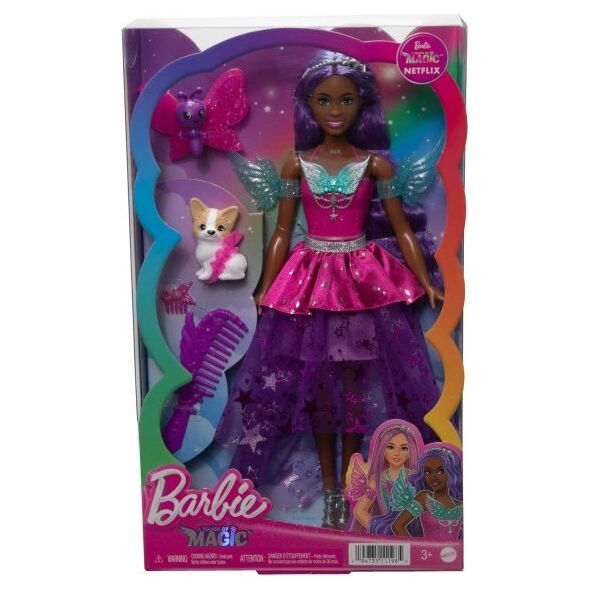 Lalka Barbie Mattel A Touch of Magic™ Szczypta Magii Barbie „Brooklyn” z długimi włosami  (HLC33)