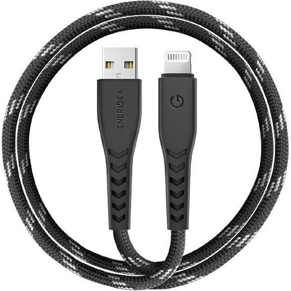 Kabel USB Energea USB-A - Lightning 1.5 m Czarny (CBL-NF-BLK150)