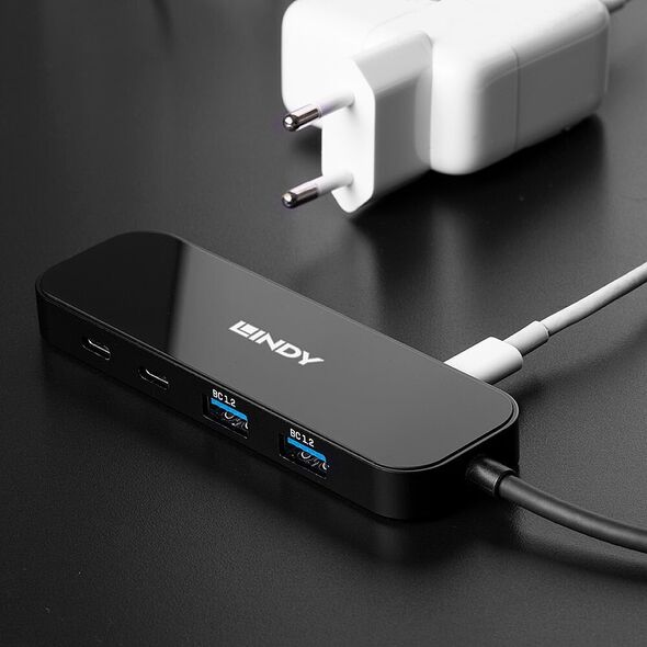 HUB USB Lindy 4 Port Usb 3.2 Gen 2 Hub