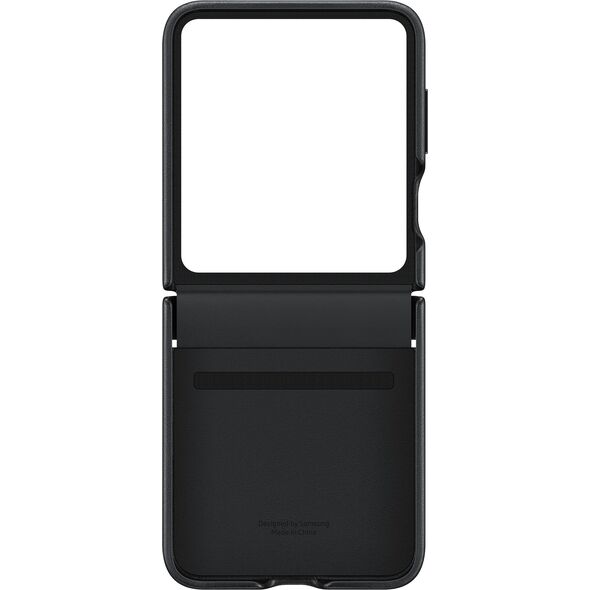 DefaultBrand Etui Samsung EF-VF731PBEGWW Z Flip5 czarny/black Flap ECO-Leather Case