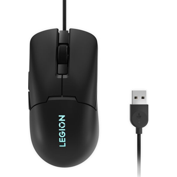 Mysz Lenovo Lenovo RGB Gaming Mouse Legion M300s Shadow Black, Wired via USB 2.0
