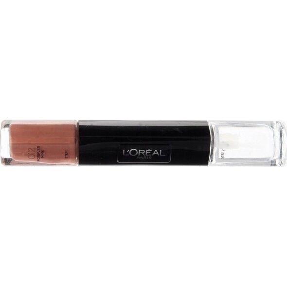 XXX_Loreal (L’Oreal Paris) L'Oreal Paris, Infallible, Gel-Effect, Nail Polish 2-In-1, 012, Forever Mink, 2 x, 5 ml For Women