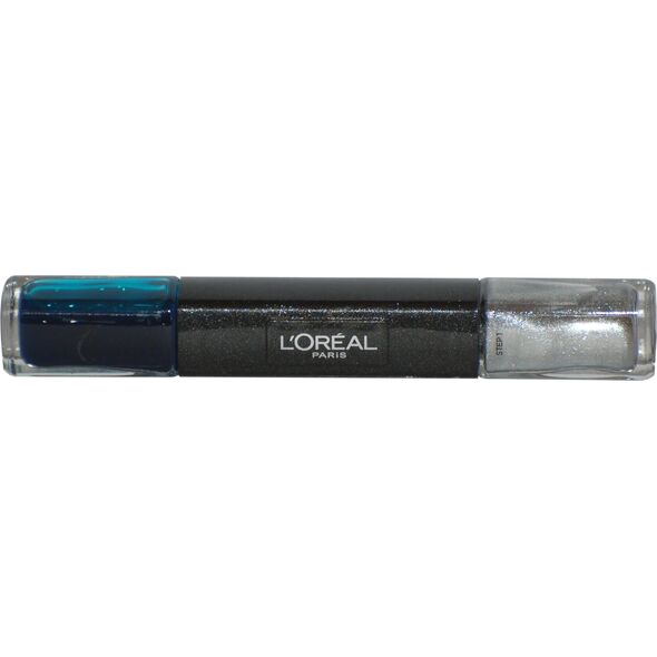 XXX_Loreal (L’Oreal Paris) L'Oreal Paris, Infallible, Nail Polish 2-In-1, MTX 030, Turquoise, 2 x, 5 ml For Women