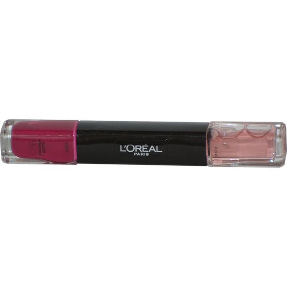 XXX_Loreal (L’Oreal Paris) L'Oreal Paris, Infallible, Nail Polish 2-In-1, 036, Fucshia Riots, 2 x, 5 ml For Women