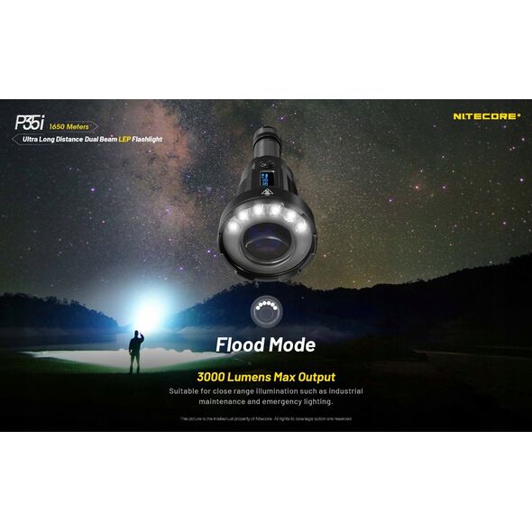 Latarka Nitecore FLASHLIGHT PRECISE SERIES/3000 LUMENS P35I NITECORE